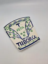 Original Tuborg plakette - revnet