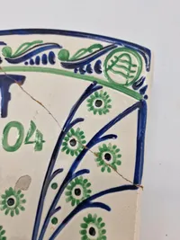Original Tuborg plakette - revnet