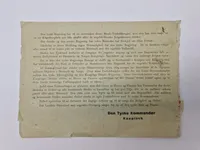 Originalt Oprob - nedkastet over danske byer 9 april 1940