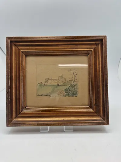 Indrammet tegning - 1898