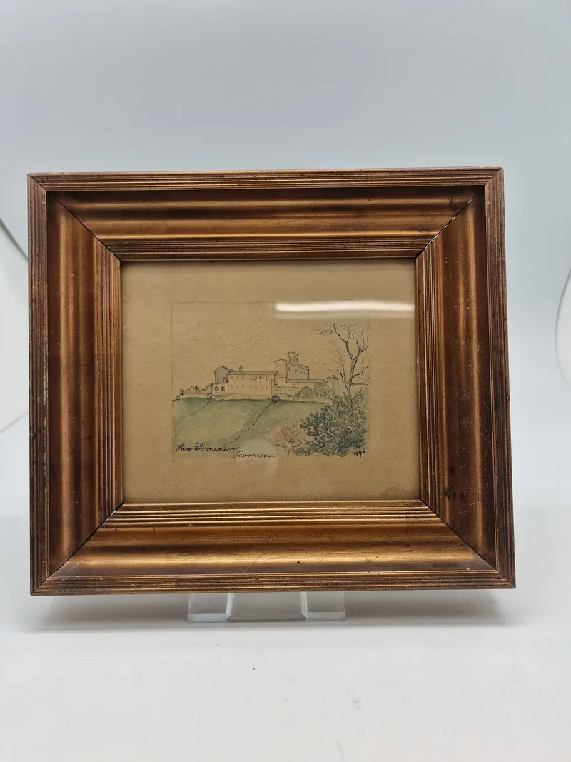Indrammet tegning - 1898