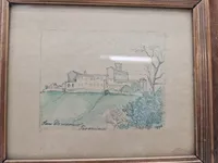 Indrammet tegning - 1898