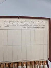 Samling frøprøver til undervisning