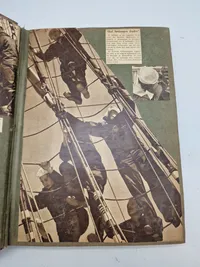 Stor spændene scrapbog fra skoleskibet Danmark - 1938 og frem