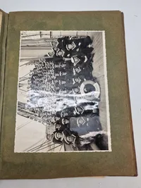 Stor spændene scrapbog fra skoleskibet Danmark - 1938 og frem