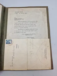 Stor spændene scrapbog fra skoleskibet Danmark - 1938 og frem