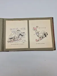 Dansk soldater album med alle de gode postkort indsat også