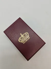 Originalt HJV anncinitetstegn (40 år) med æske (sølv)