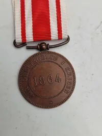 Original deltagermedalje - 1864