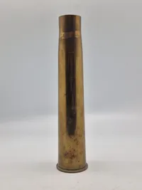 Originalt hylster fra 1943 til Svensk 37 mm Panserværnskanon, brugt i brigade i Sverige WW2  - stemplet MB og krone