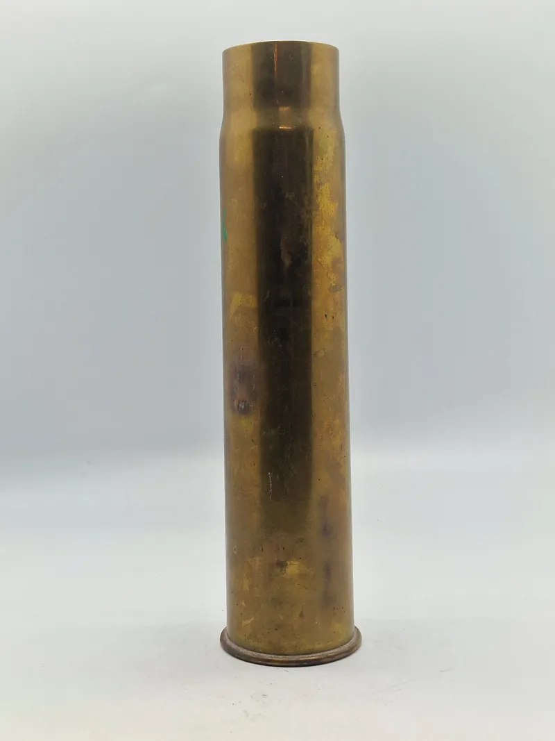 Originalt Dansk  57mm  hylster fra 1904 - stemplet HL: Hærens Laboritorium