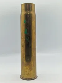 Originalt Dansk  57mm  hylster fra 1904 - stemplet HL: Hærens Laboritorium