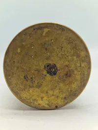 Originalt Tysk 77mm  hylster fra 1916 - stemplet HL:  Haupllaboratorium, Ingolstadt, Bayern.