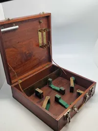 Original kasse til sekstant mahogany