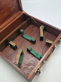 Original kasse til sekstant mahogany