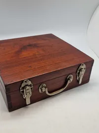 Original kasse til sekstant mahogany