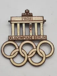 Originalt olympiade badge - 1936