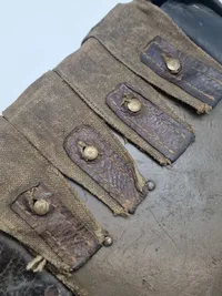 Original senkrigs Husqvarna magasin taske af presset pap fra Den Danske brigade i Sverige WW2