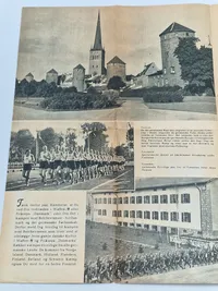 Sjælden original dansk hverve folder til Waffen-SS