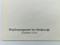 Original Waffen ss - kuvert