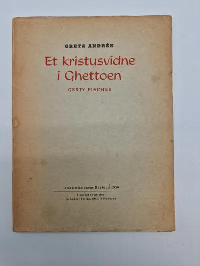 Original bog ww2 - Et Kristusvidne i Ghettoen
