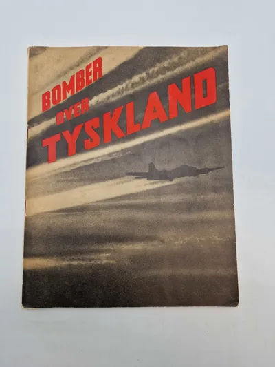 Originalt illegalt ww2 hæfte - Bomber over Tyskland