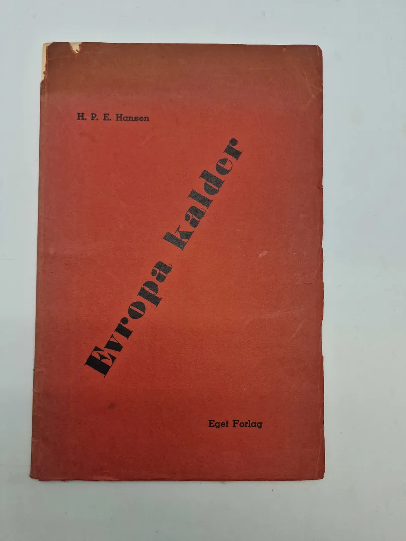 Original bog ww2 - Europa kalder