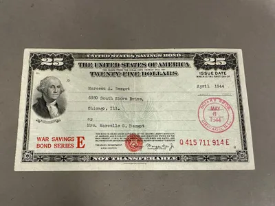 Original Sjælden Amerikansk WW2 Victory bonds, ses aldrig i DK