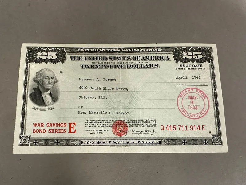 Original Sjælden Amerikansk WW2 Victory bonds, ses aldrig i DK