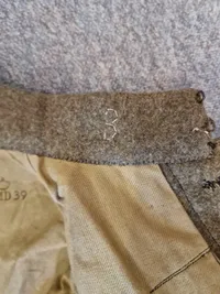 Original Dansk M23 kornet feltuniform fra flyvertropperne 1939, Ekstremt sjælden
