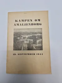 Originalt ww2 hæfte - Kampen om Amalienborg 19 september 1944