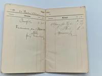 Original Dansk militær afregningsbog slut 1800 tallet