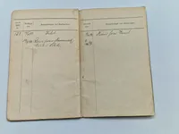 Original Dansk militær afregningsbog slut 1800 tallet