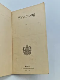 Original Dansk militær afregningsbog slut 1800 tallet