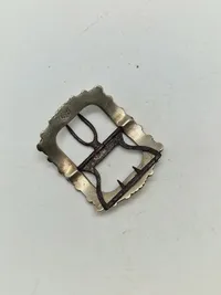 sølv skospænde - 1800 tallet med mesterstempel