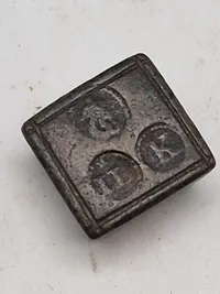 Originalt vægtlod - 1800 tallet, godt stemplet