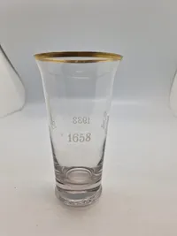 Sjældent originalt livgarde jubilæums glas fra 1933