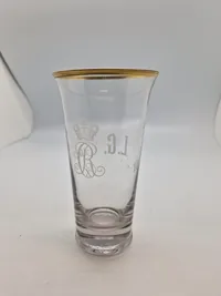Sjældent originalt livgarde jubilæums glas fra 1933