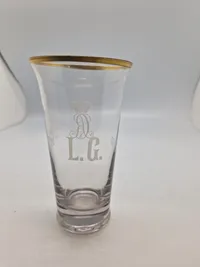 Sjældent originalt livgarde jubilæums glas fra 1933