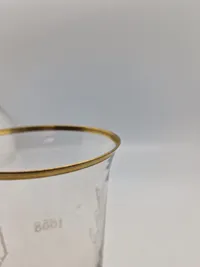 Sjældent originalt livgarde jubilæums glas fra 1933