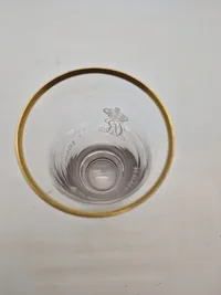 Sjældent originalt livgarde jubilæums glas fra 1933