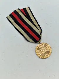 Original Tysk 1870/71 deltager medalje lavet af franske kanoner