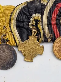 Original miniture medalje spange 1870 veteran