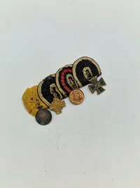Original miniture medalje spange 1870 veteran