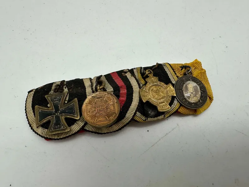 Original miniture medalje spange 1870 veteran
