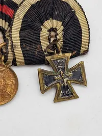Original miniture medalje spange 1870 veteran