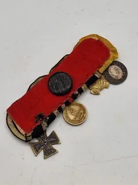 Original miniture medalje spange 1870 veteran