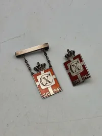Lot Kongemærker Georg Jensen sterlingsølv