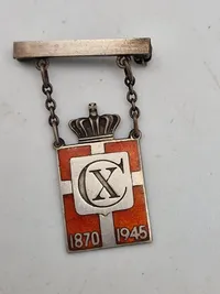 Lot Kongemærker Georg Jensen sterlingsølv