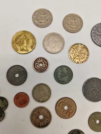 Lot diverse mønter
